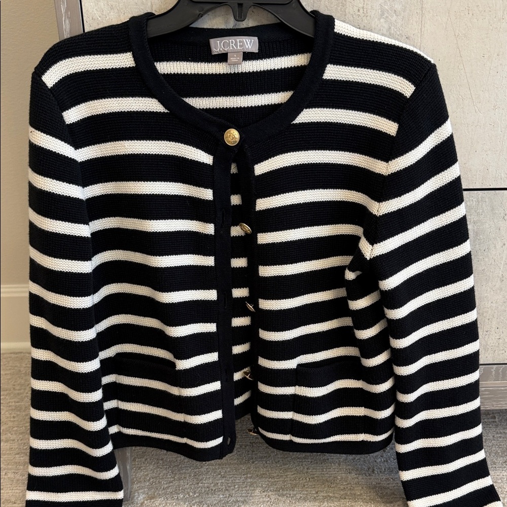 JCrew  crewneck stripe sweater